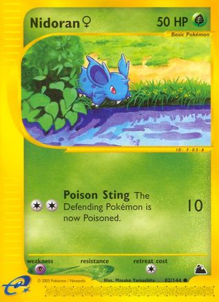 Nidoran F 082/144 - Reverse holofoil Skyridge