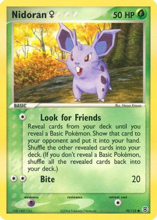 Nidoran F 070/112 - Reverse Holofoil FireRed & LeafGreen