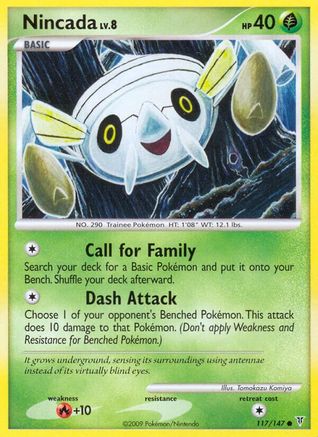 Nincada 117/147 - Reverse Holofoil Supreme Victors