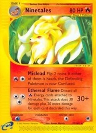 Ninetales 057/165 - Reverse Holofoil Expedition