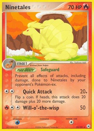 Ninetales 022/101 - Reverse Holofoil Hidden Legends