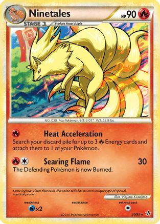 Ninetales 020/95 - Reverse Holofoil Unleashed