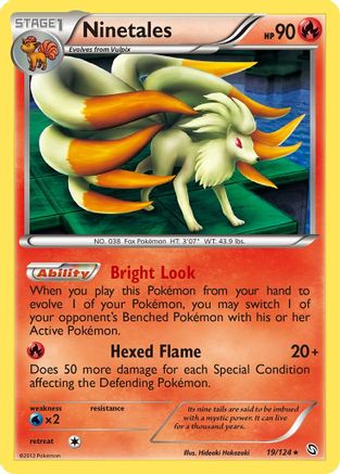 Ninetales 019/124 - Holofoil Dragons Exalted