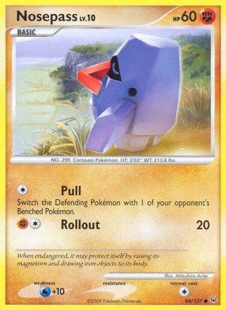 Nosepass 084/127 - Reverse Holofoil Platinum