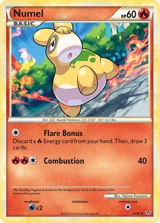 Numel 035/95 - Reverse Holofoil Unleashed