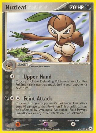 Nuzleaf 045/101 - Reverse Holofoil Hidden Legends