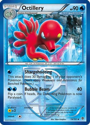 Octillery (Team Plasma) 019/101 - Reverse Holofoil Plasma Blast