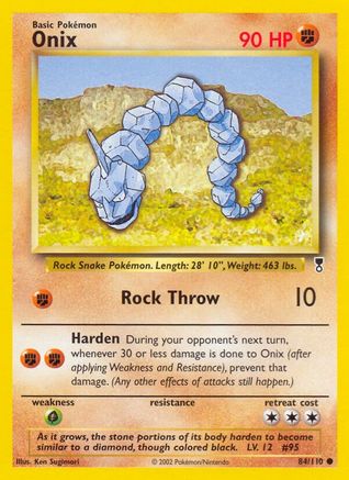 Onix 084/110 - Reverse Holofoil Legendary Collection