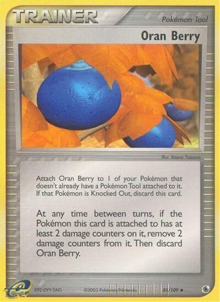 Oran Berry 085/109 - Reverse Holofoil Ruby and Sapphire