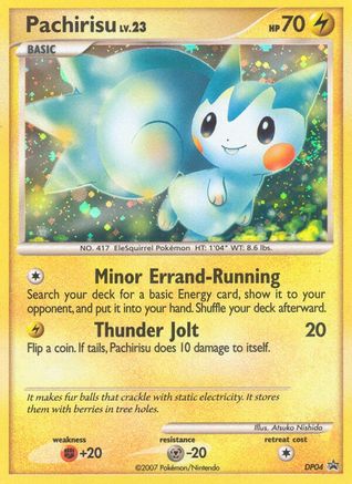 Pachirisu DP04 - Holofoil Diamond and Pearl Promos