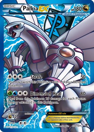 Palkia EX (Team Plasma) (Full Art) 100/101 - Holofoil Plasma Blast