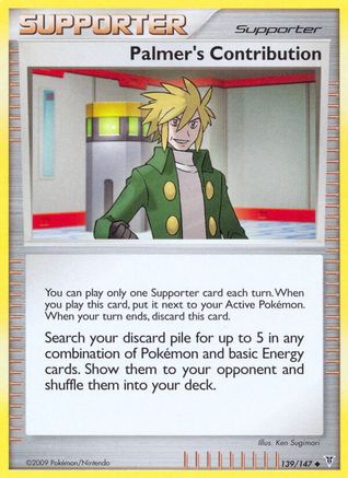 Palmer's Contribution 139/147 - Reverse Holofoil Supreme Victors