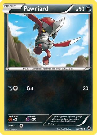 Pawniard 072/116 - Reverse Holofoil Plasma Freeze