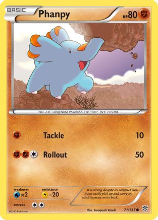 Phanpy 071/135 - Reverse Holofoil Plasma Storm