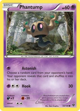 Phantump 054/146 - Reverse Holofoil XY Base Set
