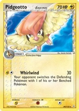 Pidgeotto (Delta Species) 049/110 - Reverse Holofoil Holon Phantoms