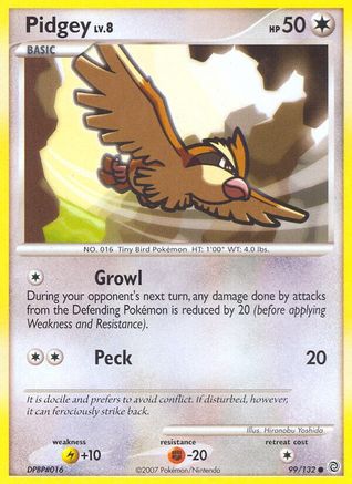 Pidgey 099/132 Secret Wonders