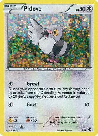Pidove 011/12 - Holofoil McDonalds Promos 2011