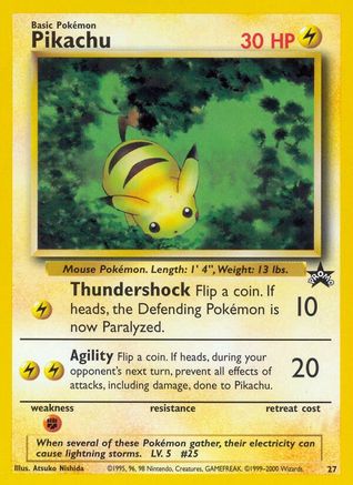Pikachu 027/53 WoTC Promo
