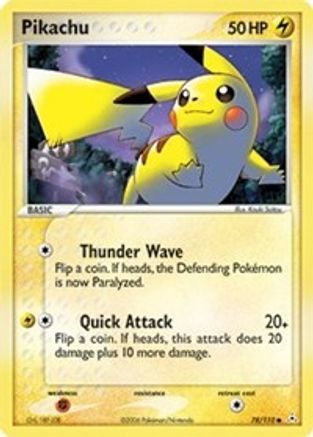 Pikachu 078/110 - Reverse Holofoil Holon Phantoms