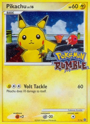 Pikachu 007 - Holofoil Rumble