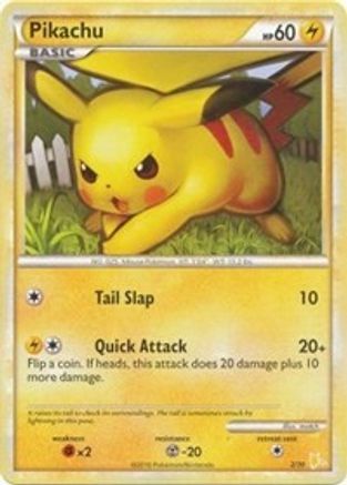 Pikachu (#2) (#2) 002 HGSS Trainer Kit Gyarados & Raichu
