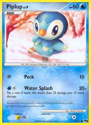 Piplup 015 POP Series 8