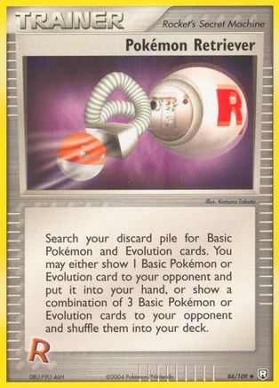 Pokemon Retriever 084/109 - Reverse Holofoil Team Rocket Returns