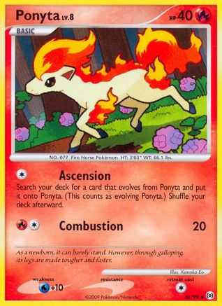 Ponyta 046/99 - Reverse Holofoil Arceus