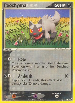 Poochyena 079/113 - Reverse Holofoil Delta Species
