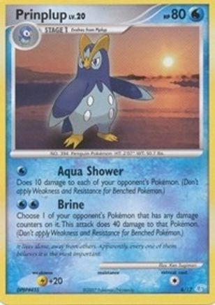 Prinplup 006 DP Trainer Kit Manaphy & Lucario