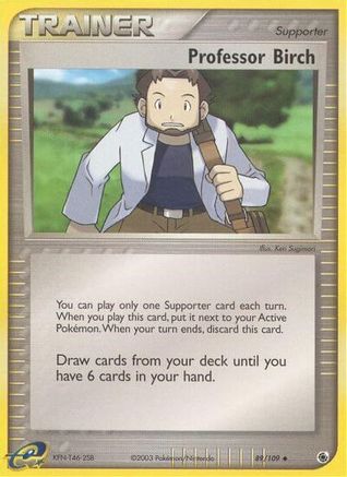 Professor Birch 089/109 - Reverse Holofoil Ruby and Sapphire