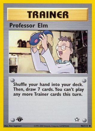 Professor Elm 096/111 - 1st Edition Neo Genesis