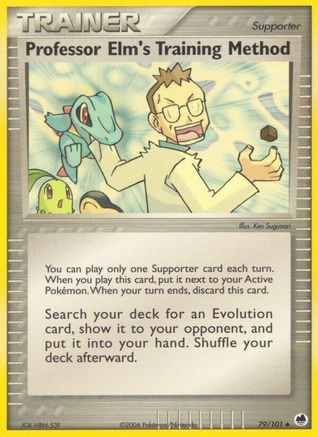 Professor Elm's Training Method 079/101 - Reverse Holofoil Dragon Frontiers
