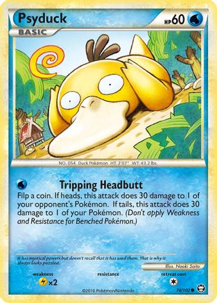Psyduck 074/102 - Reverse Holofoil Triumphant