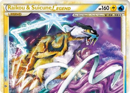 Raikou & Suicune Legend (Top) 092/95 - Holofoil Unleashed