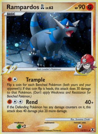 Rampardos GL 011/111 - Reverse Holofoil Rising Rivals