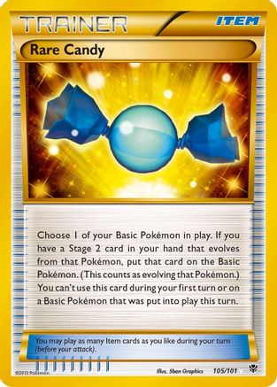 Rare Candy 105/101 - Holofoil Plasma Blast
