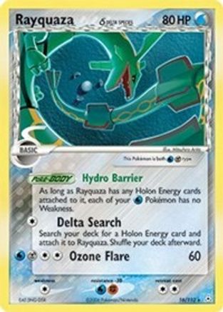Rayquaza (Delta Species) 016/110 - Reverse Holofoil Holon Phantoms