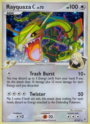 Rayquaza C 008/147 - Holofoil Supreme Victors