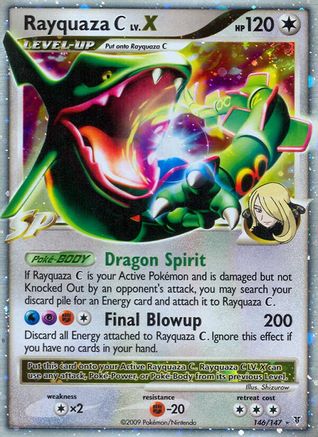 Rayquaza C Lv.X 146/147 - Holofoil Supreme Victors