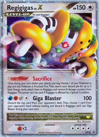 Regigigas LV.X DP30 - Holofoil Diamond and Pearl Promos