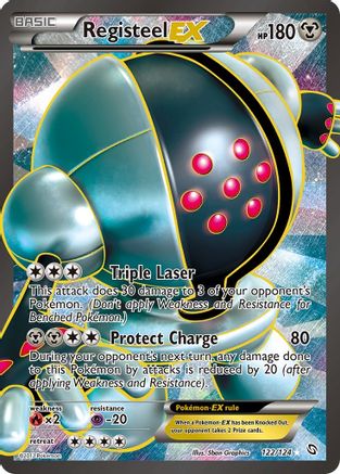 Registeel EX (Full Art) 122/124 - Holofoil Dragons Exalted