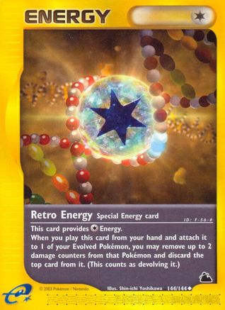 Retro Energy 144/144 - Reverse Holofoil Skyridge
