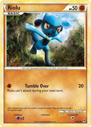 Riolu 050/95 - Reverse Holofoil Call of Legends
