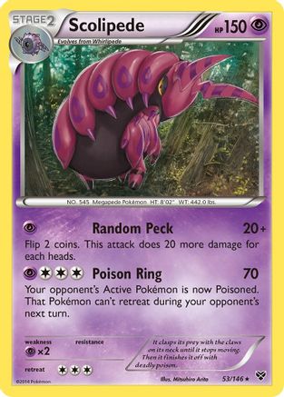 Scolipede 053/146 XY Base Set