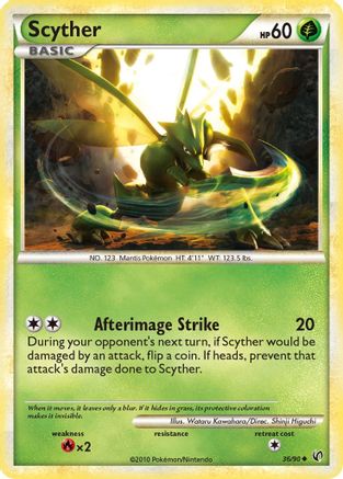 Scyther 036/90 - Reverse Holofoil Undaunted