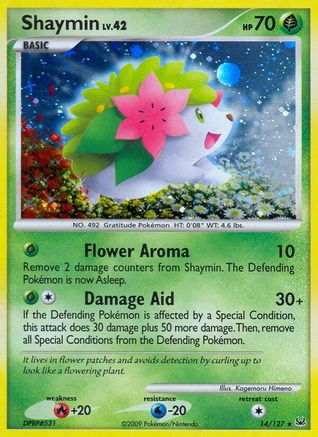 Shaymin 014/127 - Holofoil Platinum