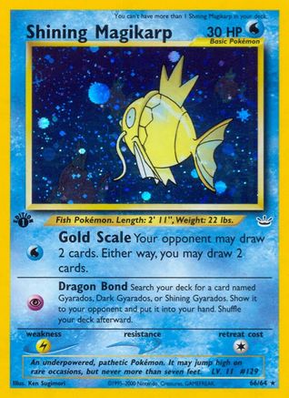 Shining Magikarp 066/64 - 1st Edition Holofoil Neo Revelation