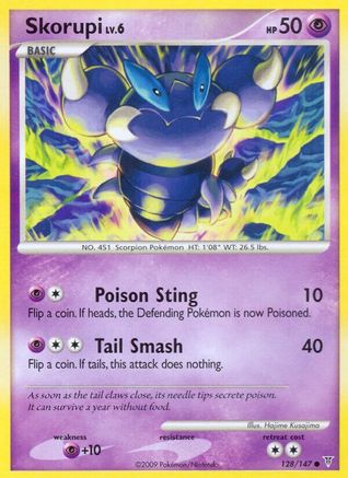 Skorupi 128/147 - Reverse Holofoil Supreme Victors